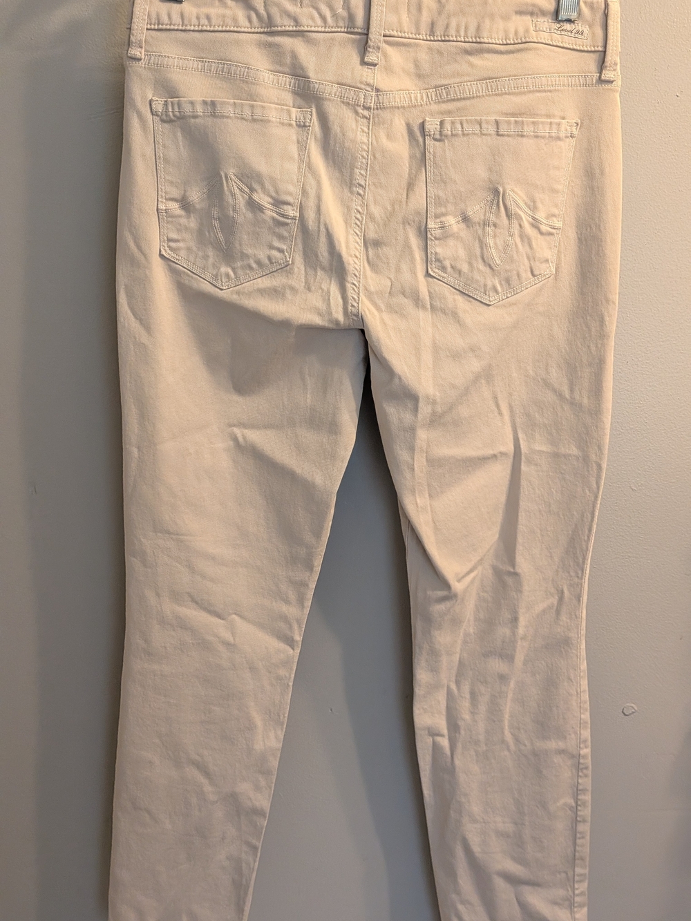 Level 99 Lily Skinny Straight Pants – Size 30 (Champagne)